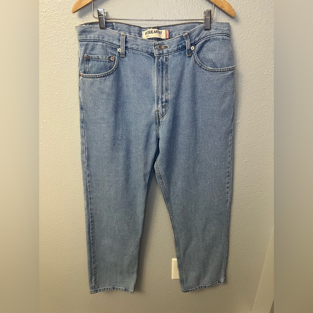 Levi’s 505 Regular Fit Jeans – W36 L30 – Light Wash – 100% Cotton